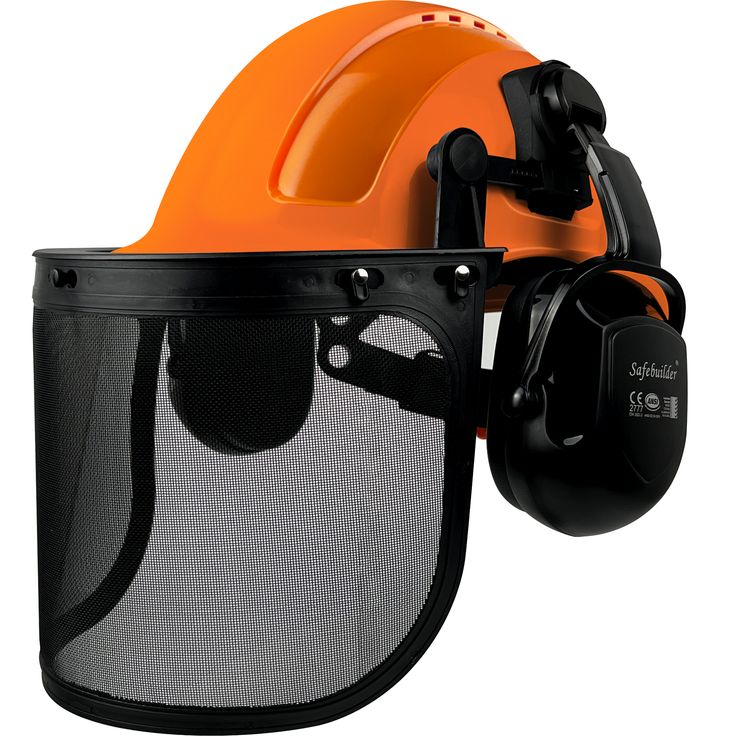 casque anti-bruit avec équipement de jardinage Image