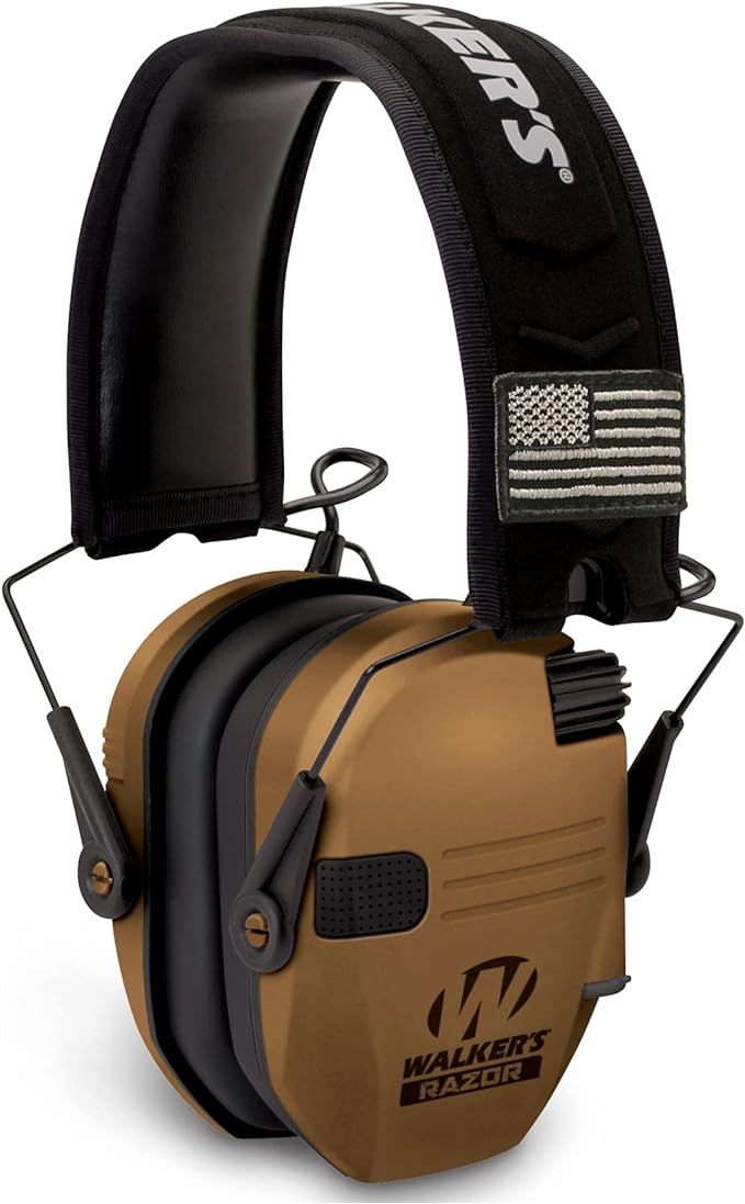 casque anti-bruit marron pour tir sportif Image