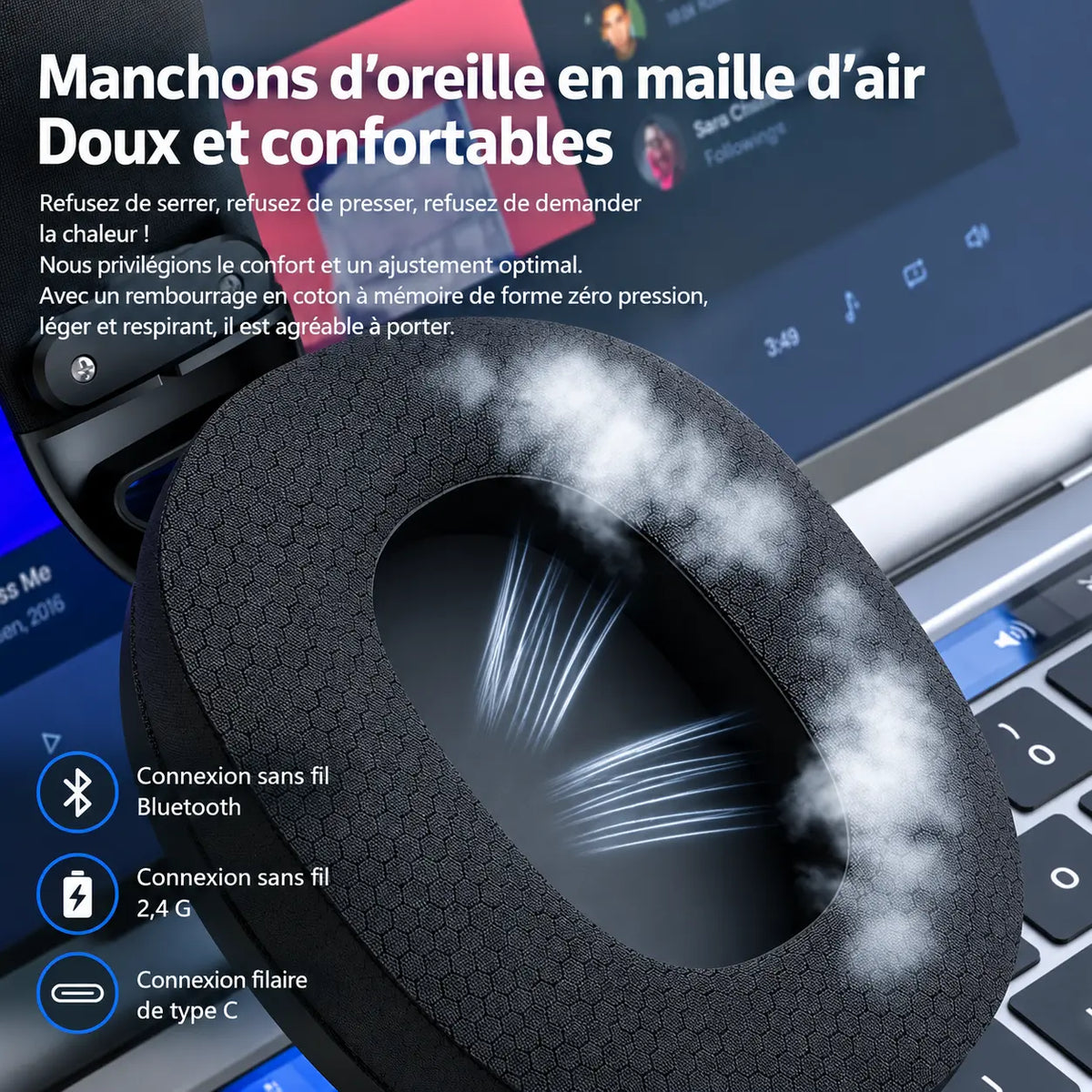 casque anti-bruit télétravail