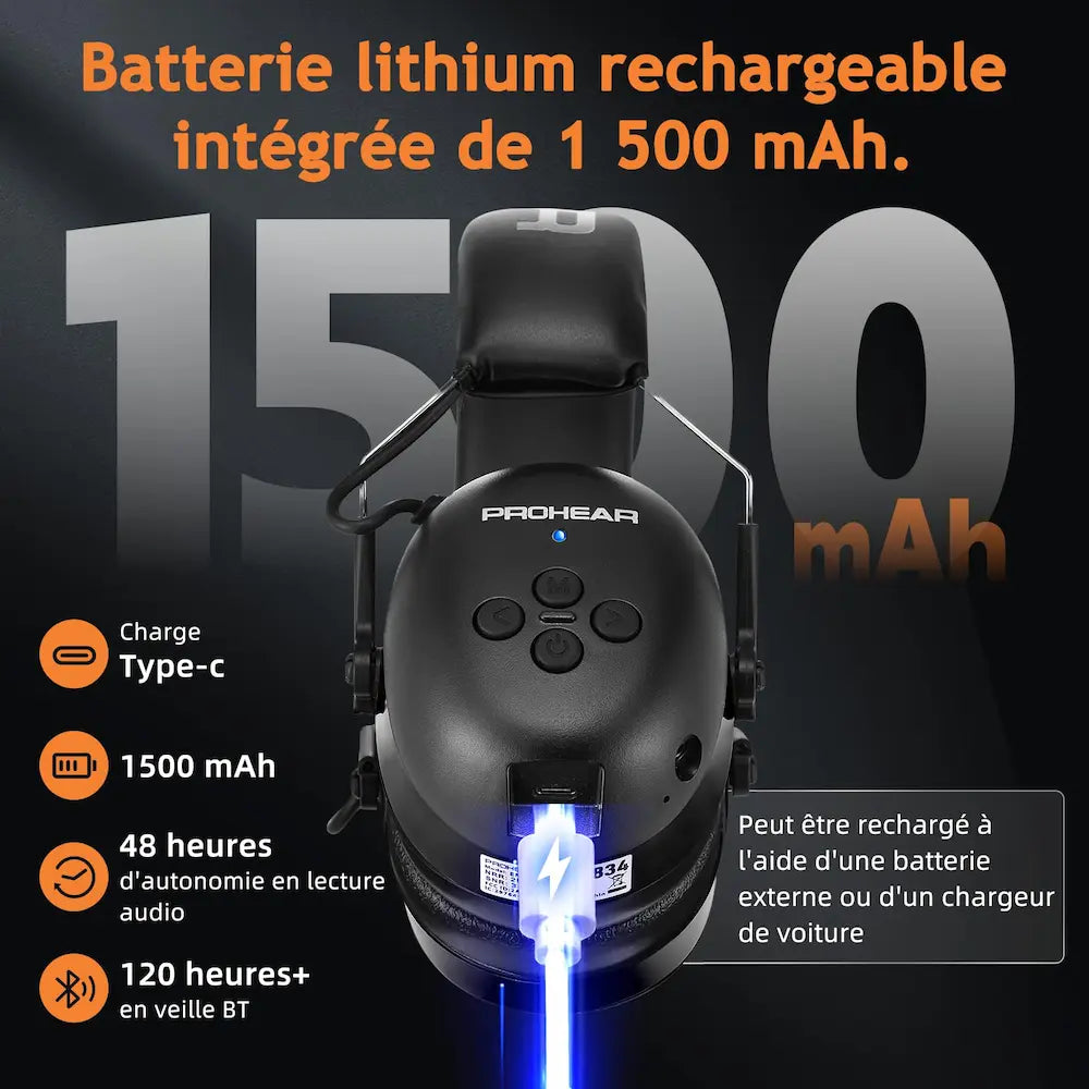 casque anti-bruit chantier bluetooth