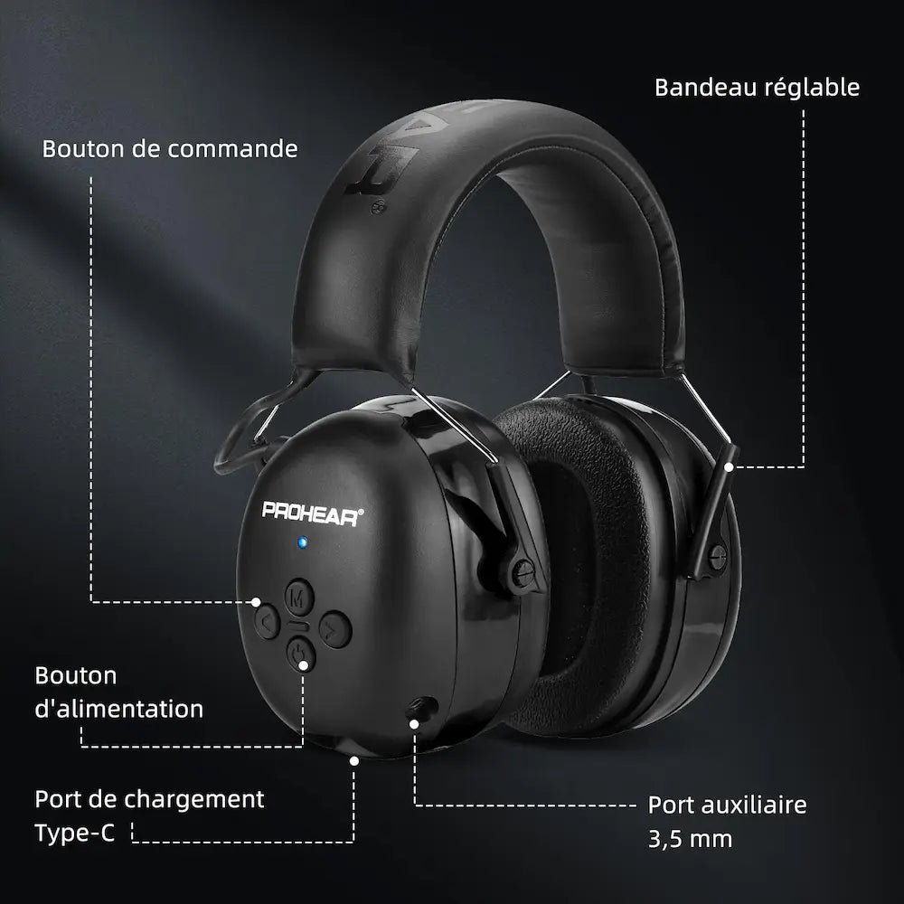 casque anti-bruit chantier bluetooth
