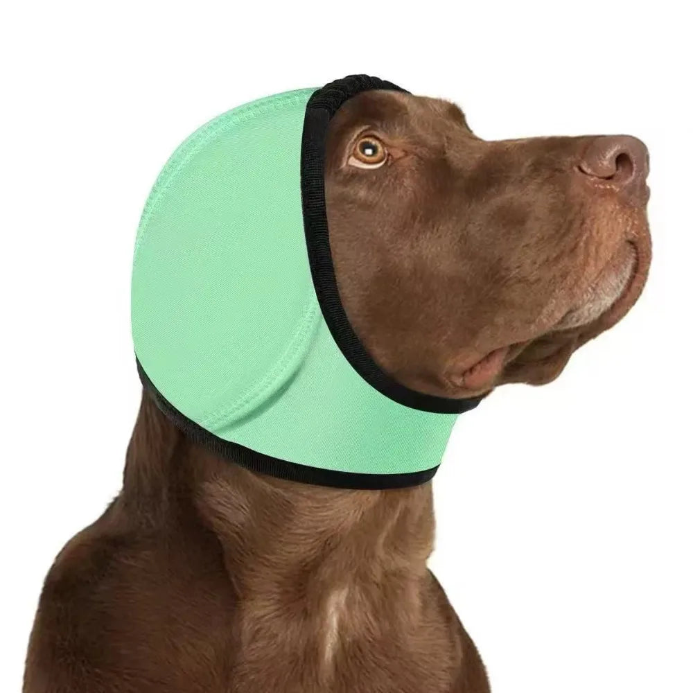 Casque anti-bruit pour chien vert