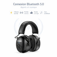 description casque anti-bruit bluetooth