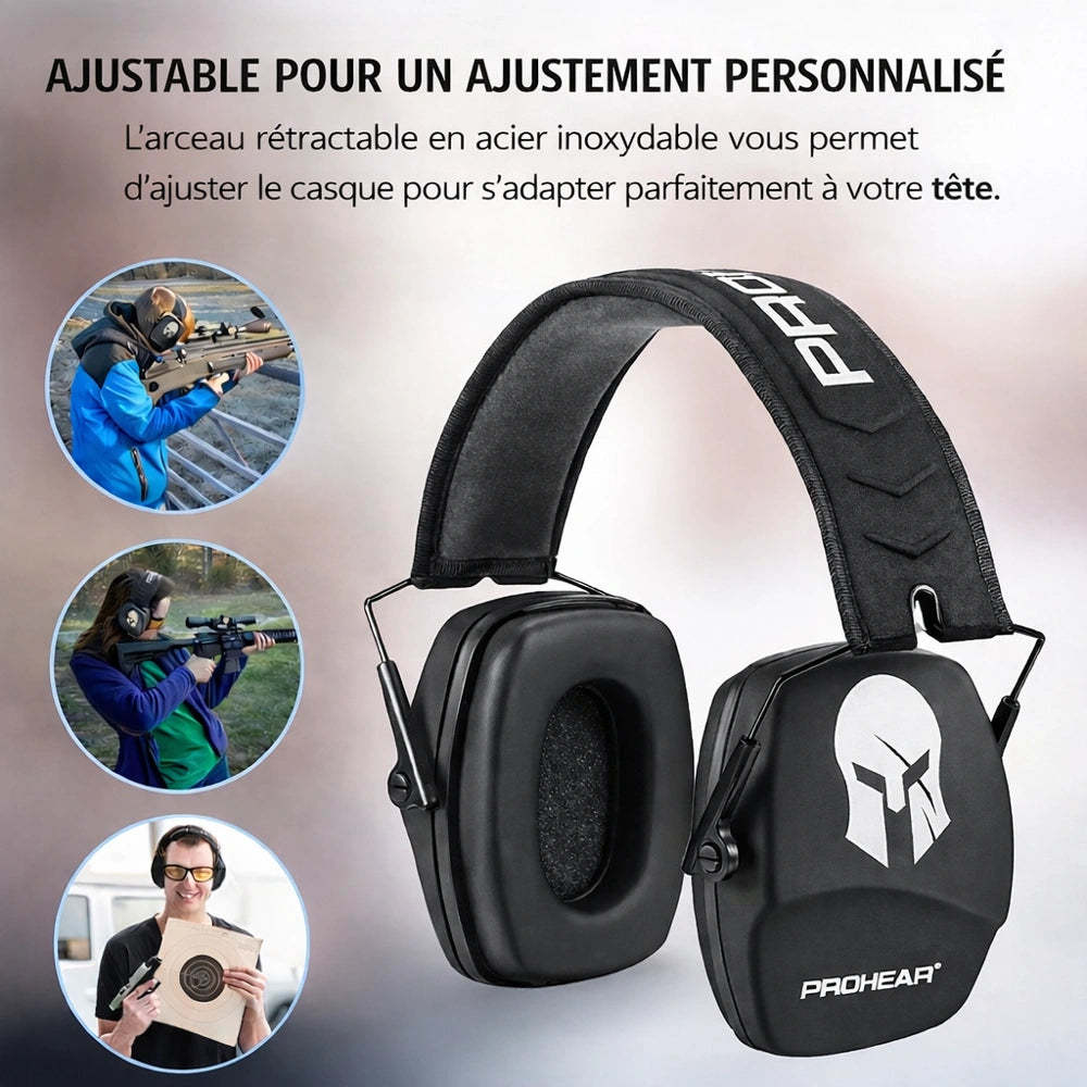 casque anti-bruit pour chasse