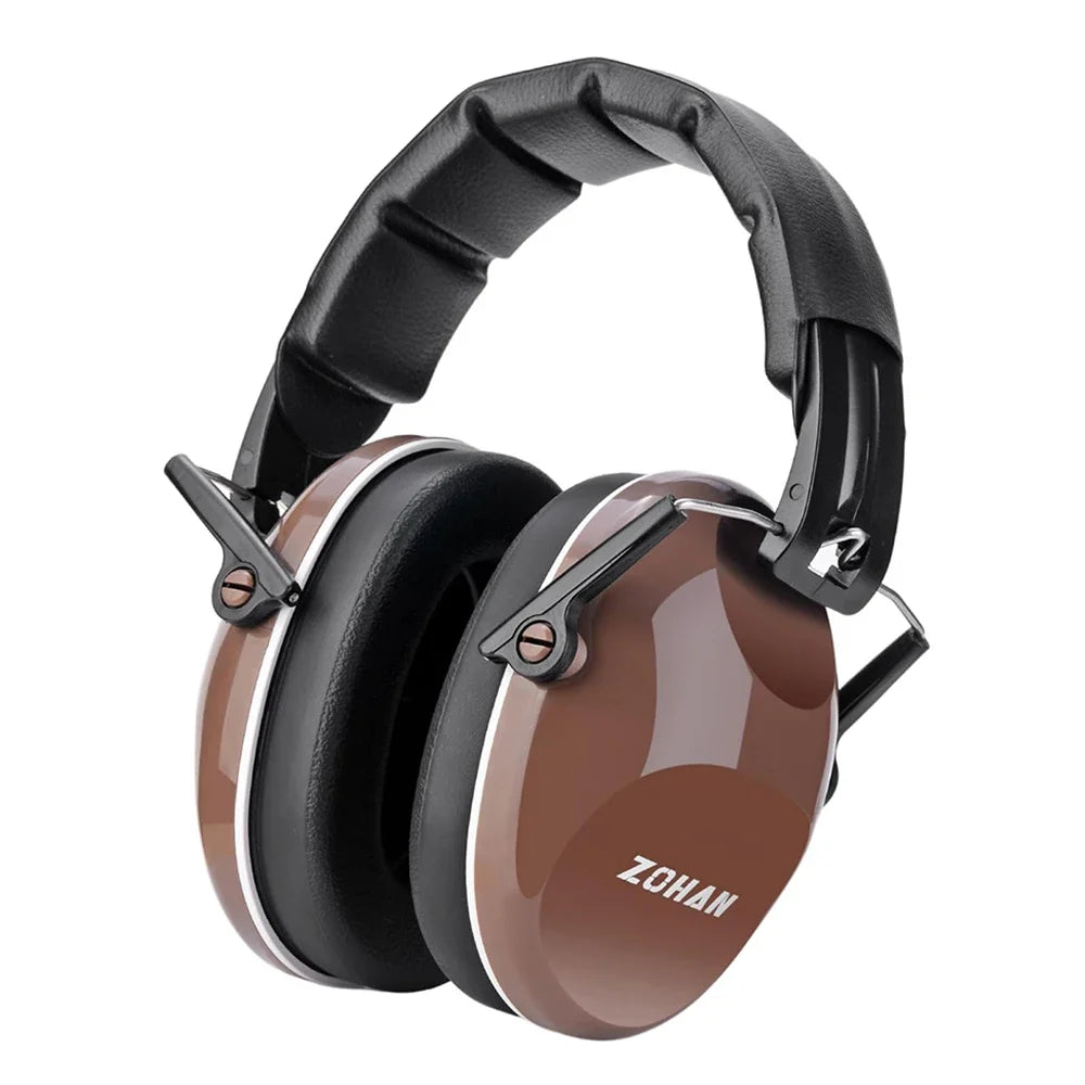 casque anti-bruit marron pour autisme 