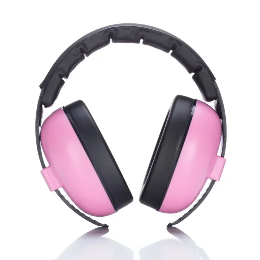 casque anti-bruit rose pour bébé 