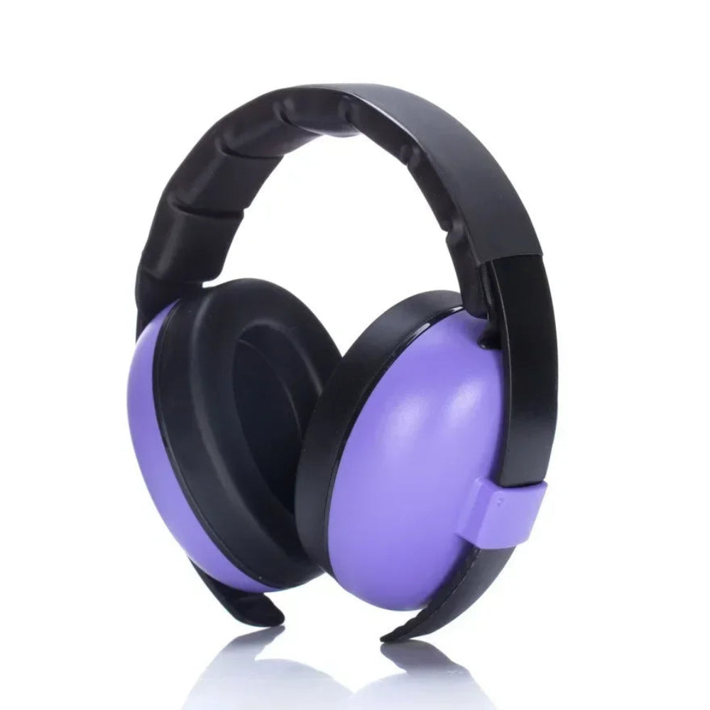 casque anti-bruit pour bébé violet 