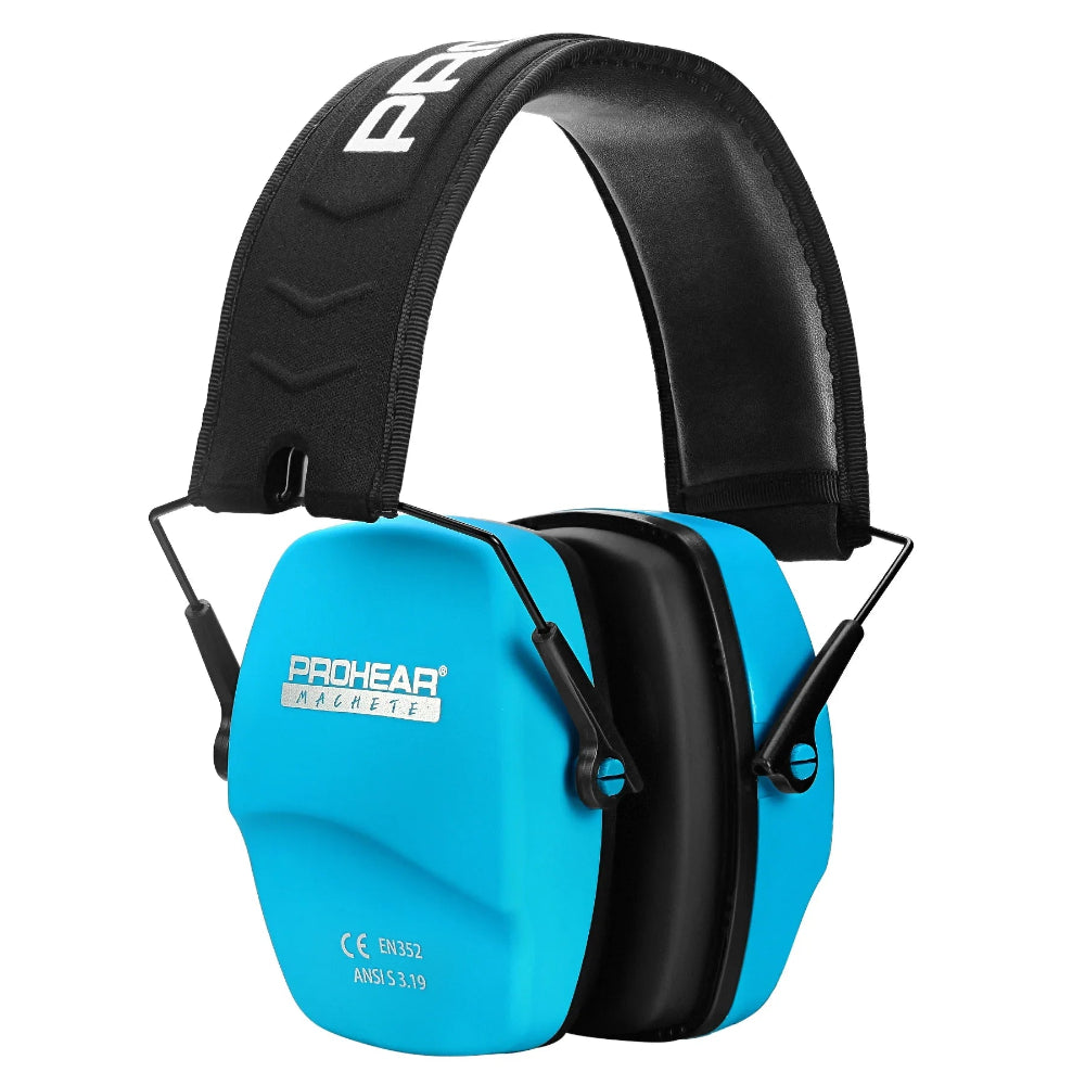 casque anti-bruit bleu bricolage 