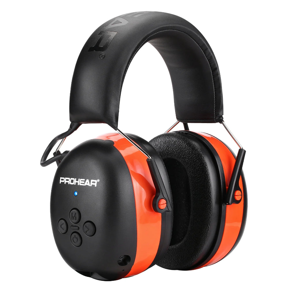 casque anti-bruit bluetooth noir et rouge 