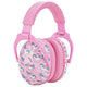 casque anti-bruit-rose avec des licrone avion enfant 