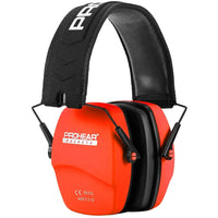 casque anti-bruit orange bricolage 