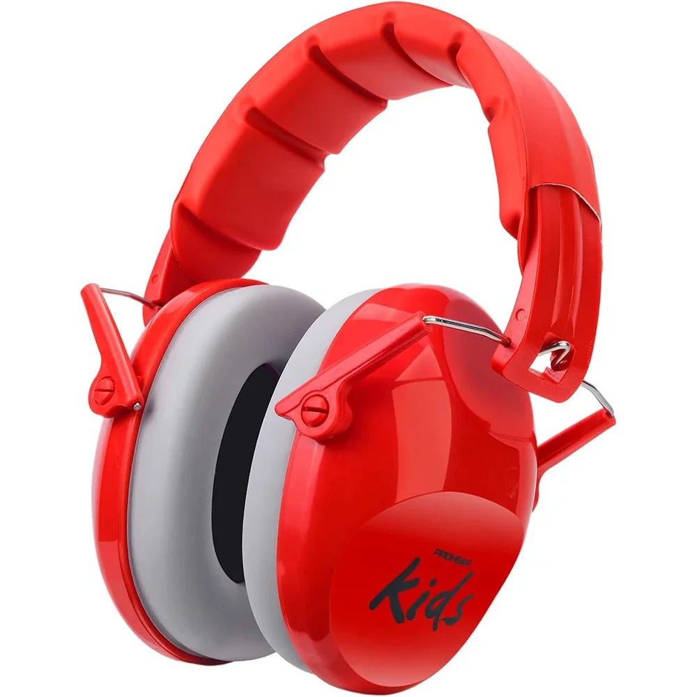 casque anti-bruit rouge pour étudiant