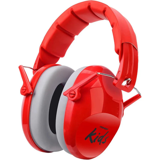 casque anti-bruit rouge pour étudiant