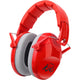 casque anti-bruit rouge pour étudiant