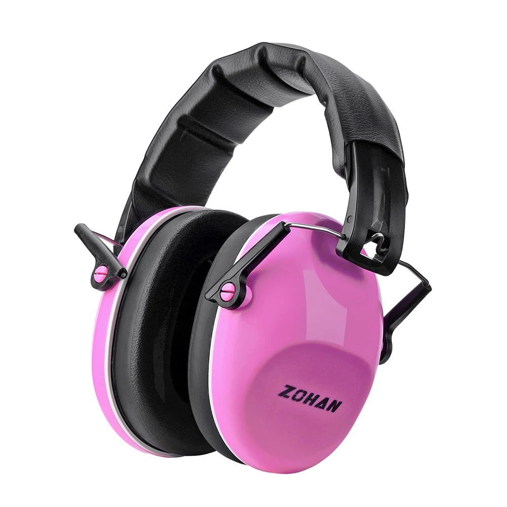 casque anti-bruit rose pour autiste 