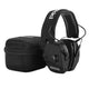 casque anti-bruit noir avec pochette de rangement 