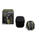 casque anti-bruit vert avec house de protection 