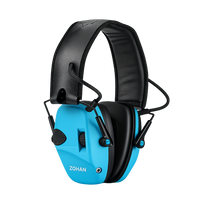 casque anti-bruit pour course automobile bleu 