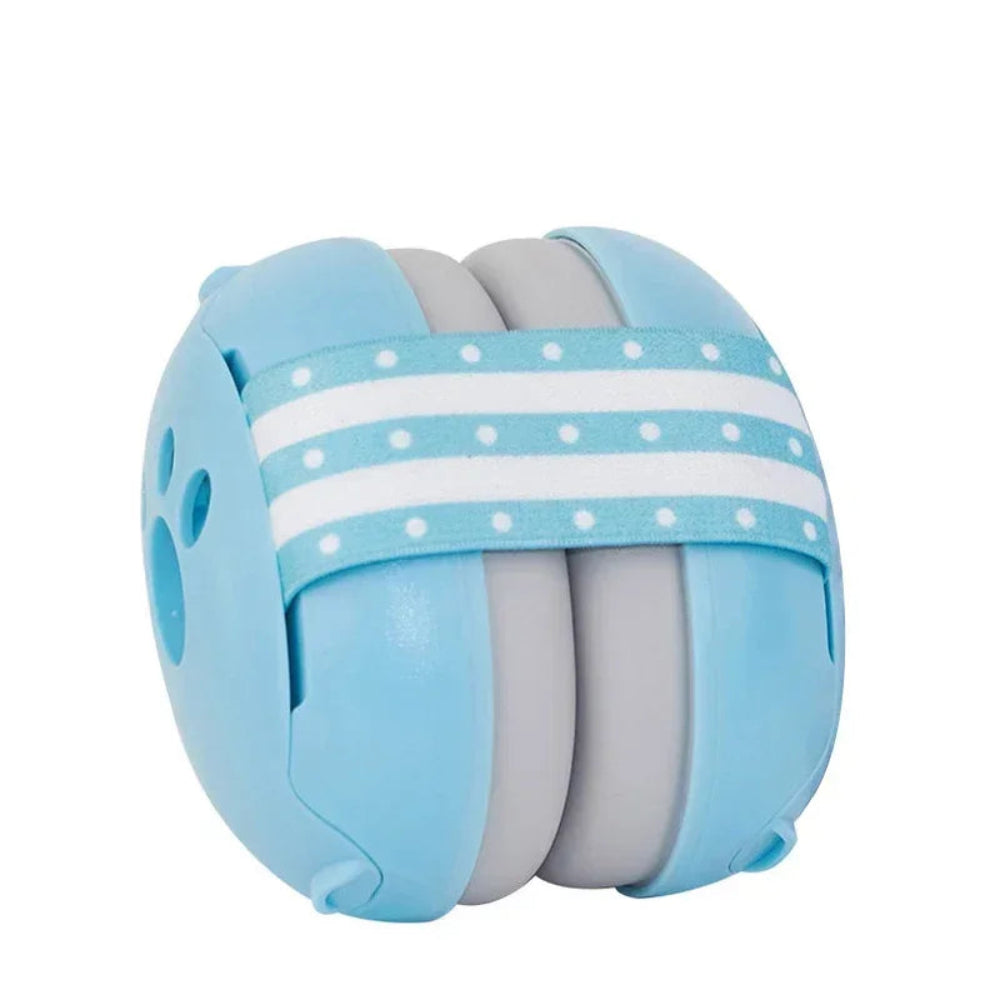 casque anti-bruit- pour bébé couleur bleu ciel
