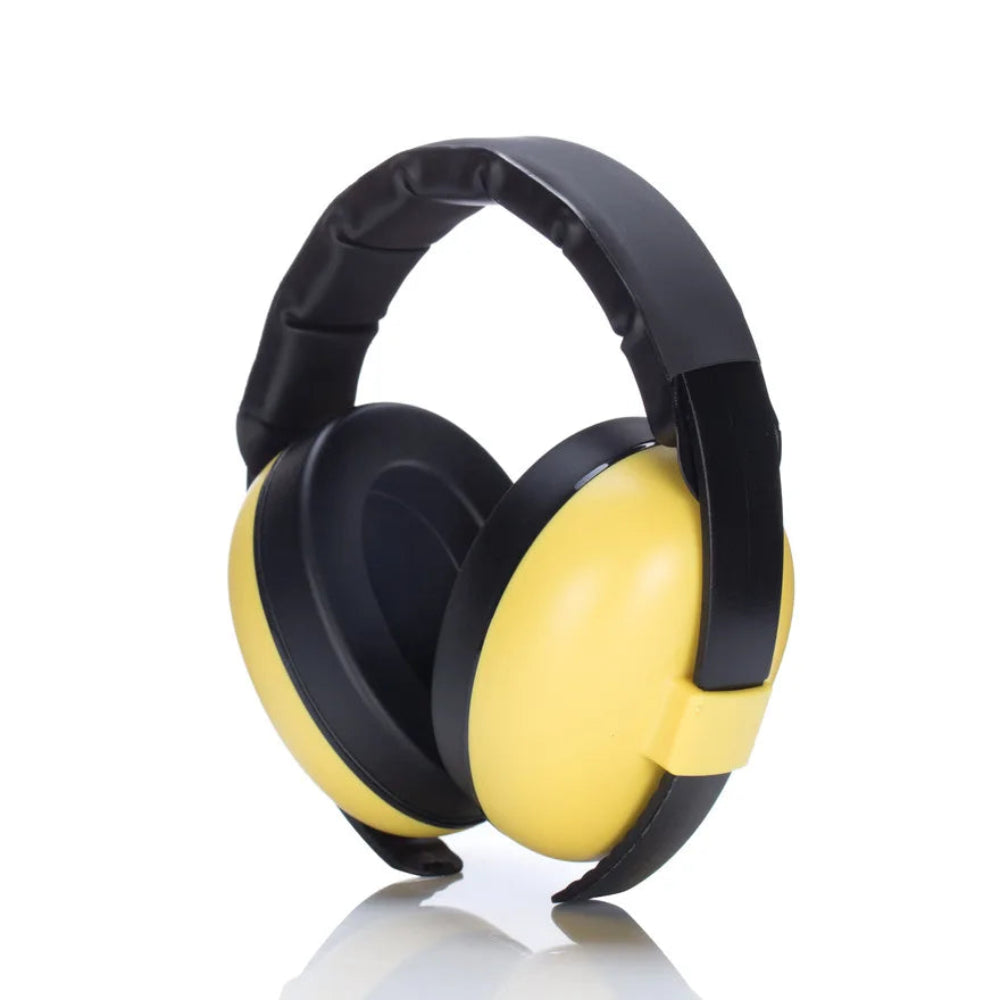 casque anti-bruit pour bebe jaune 
