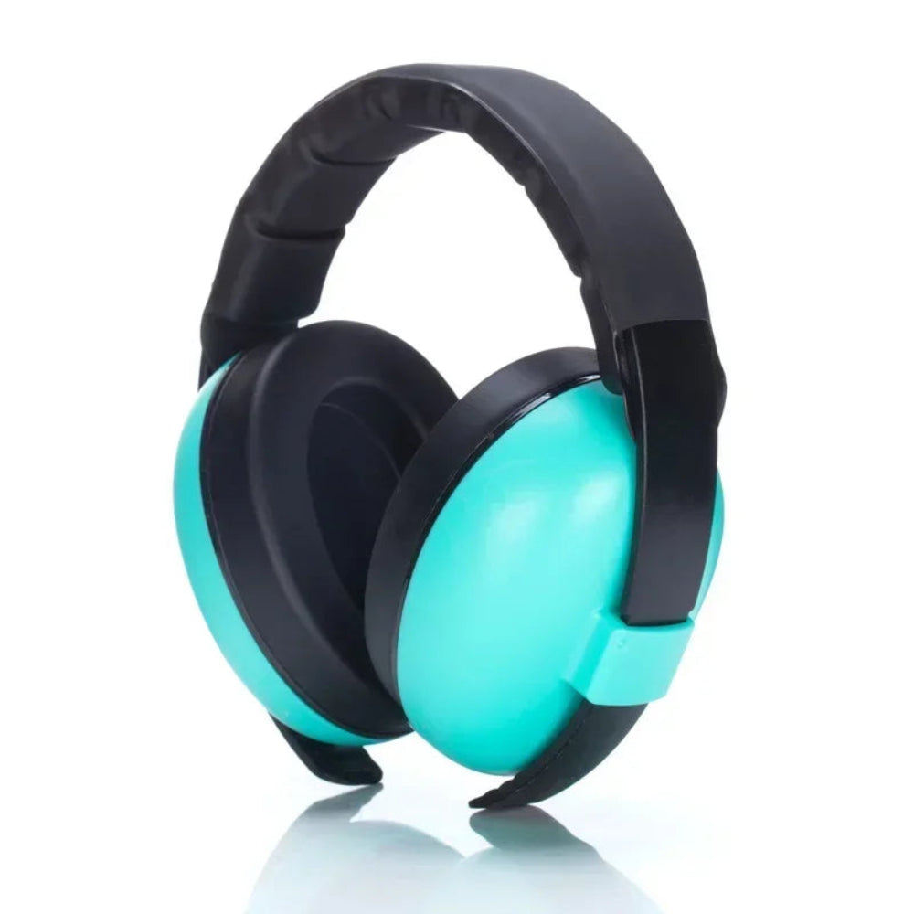 casque anti-bruit pour bébé turquoise 