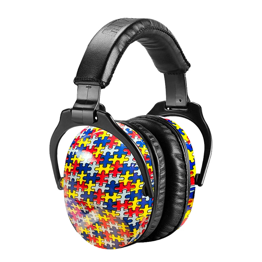 casque anti-bruit design puzzle pour enfant 