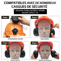 compatibilité casque anti-bruit bluetooth chantier