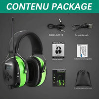casque anti-bruit bluetooth + radio pour bricolage