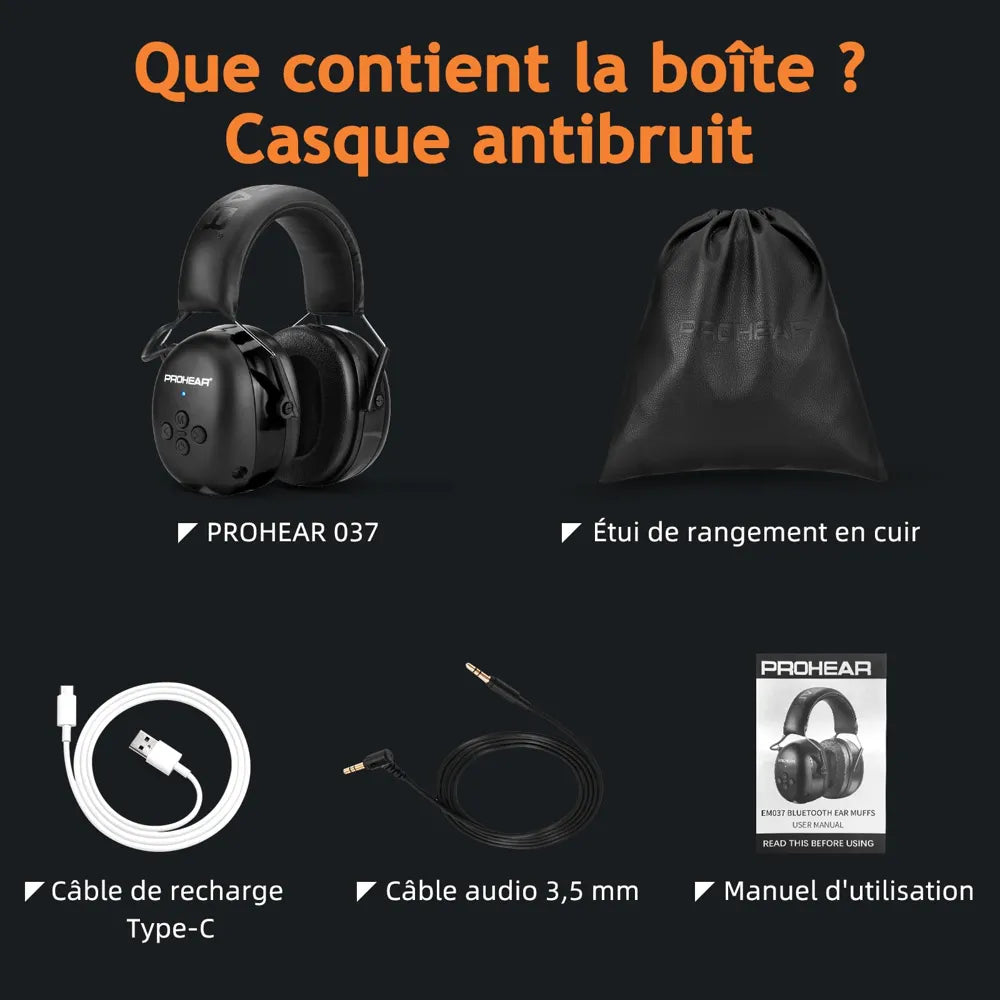 casque anti-bruit chantier bluetooth