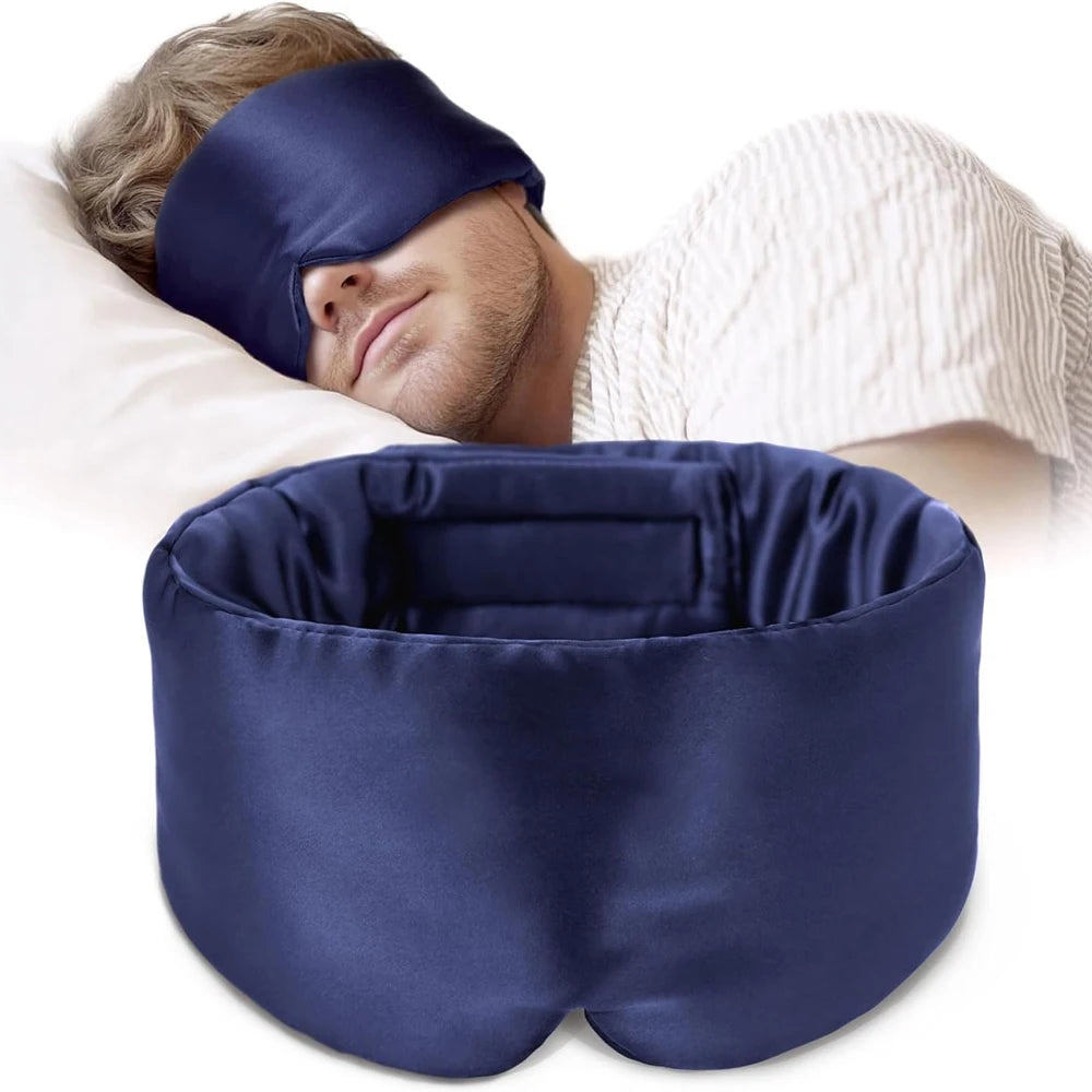 Masque de nuit anti-bruit et anti-cerne en Soie Mûrier