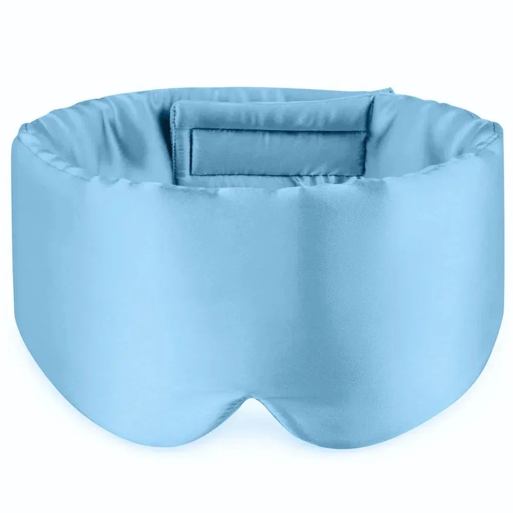 Masque de Sommeil en Soie de mûrier anti-bruit pour Voyage & Sieste