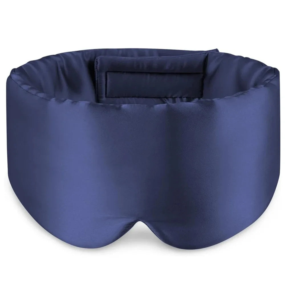 Masque de Sommeil en Soie de mûrier anti-bruit pour Voyage & Sieste