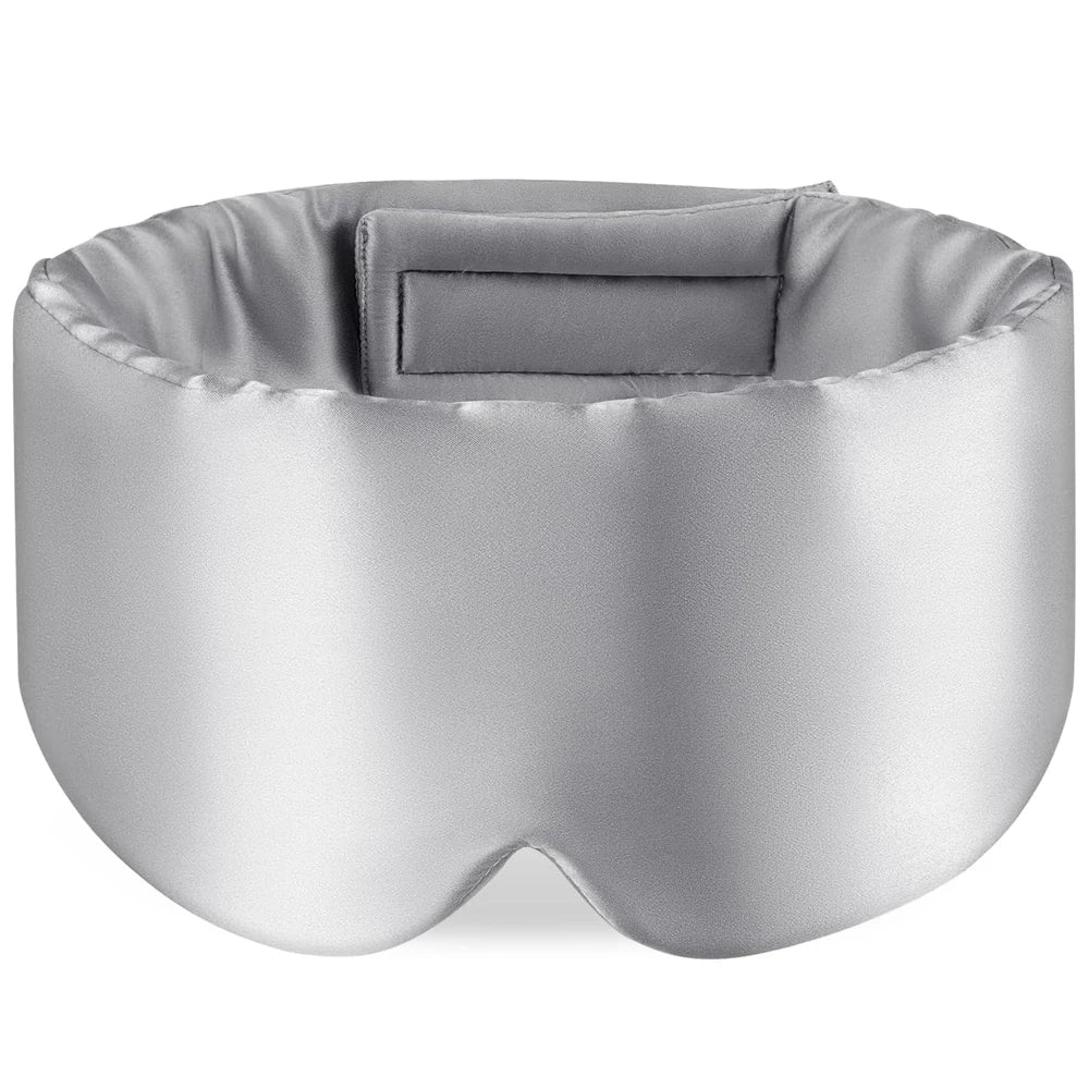 Masque de Sommeil en Soie de mûrier anti-bruit pour Voyage & Sieste