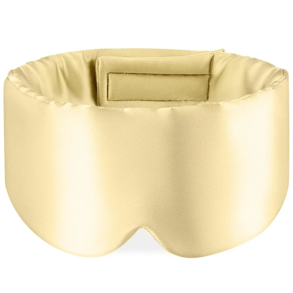 Masque de Sommeil en Soie de mûrier anti-bruit pour Voyage & Sieste