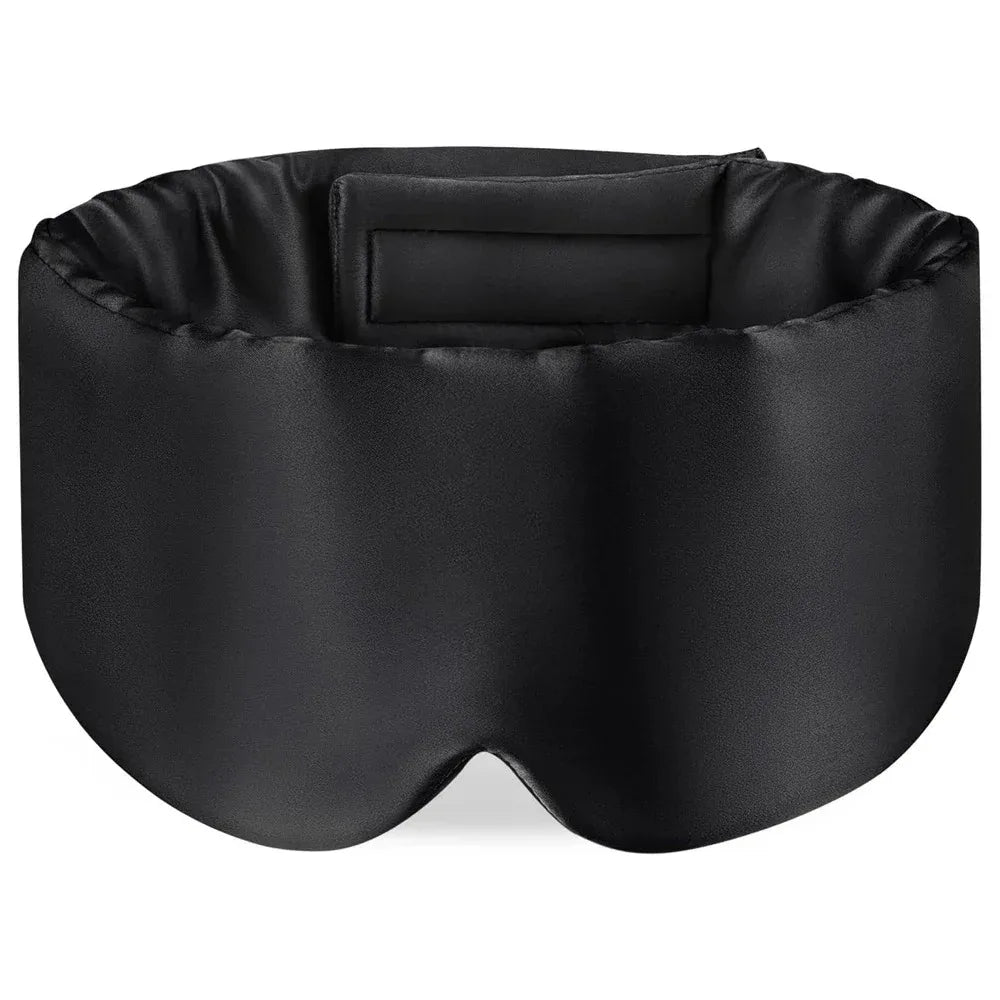 masque de sommeil en soie de murier noir 