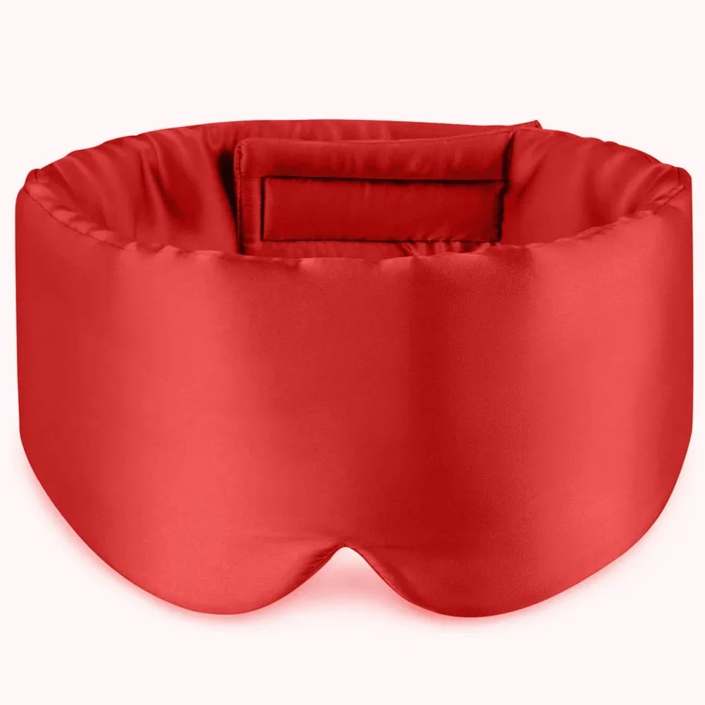 Masque de Sommeil en Soie de mûrier anti-bruit pour Voyage & Sieste