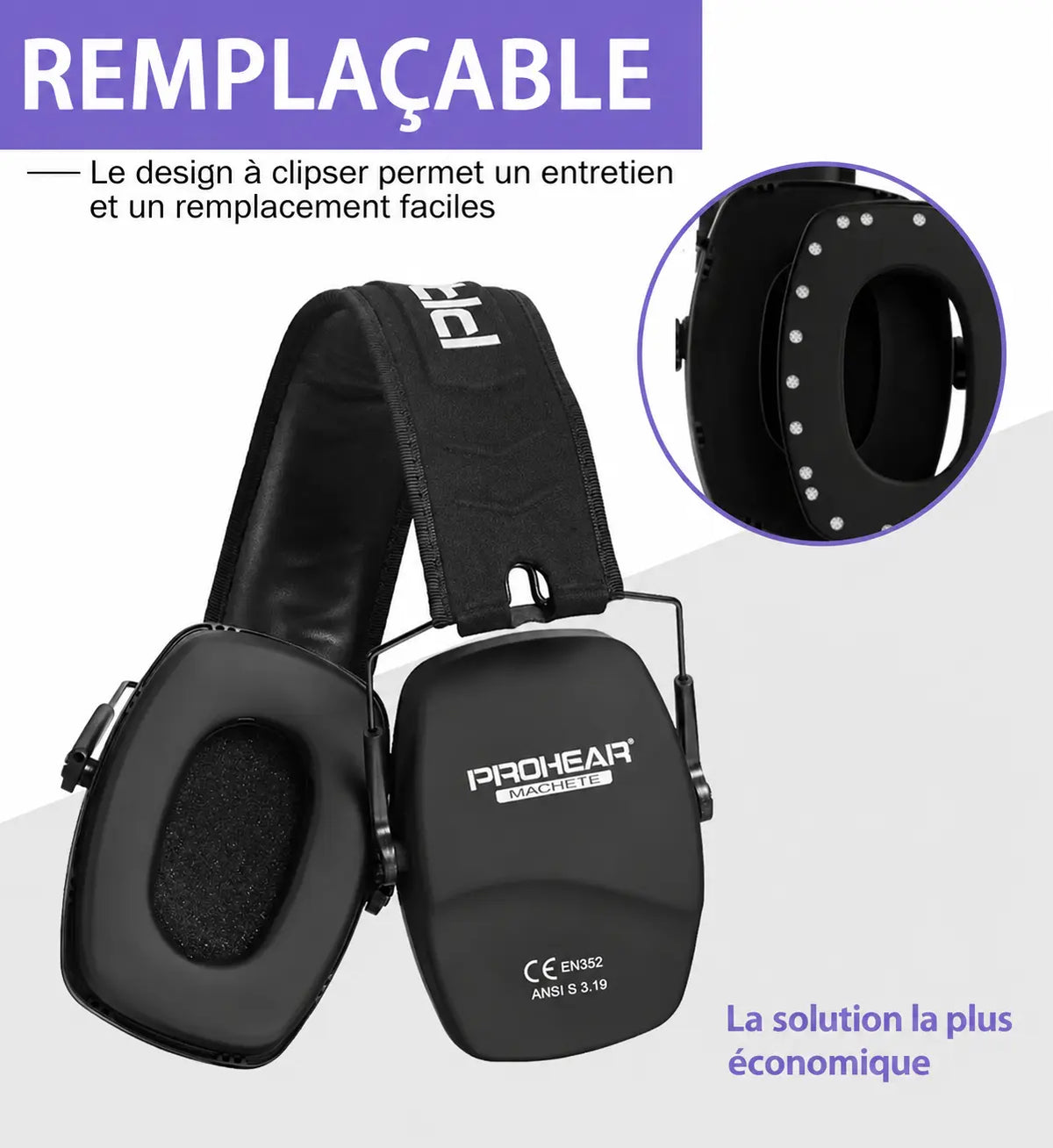 casque anti-bruit pour sport mécanique