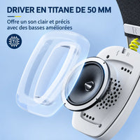 casque anti-bruit gamer sans fil
